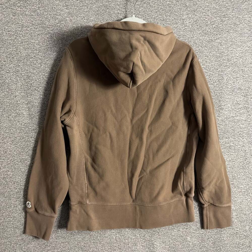Champion x Todd Snyder Men's Size Medium Brown Terry Cotton Hoodie With Pockets - Picture 2 of 10